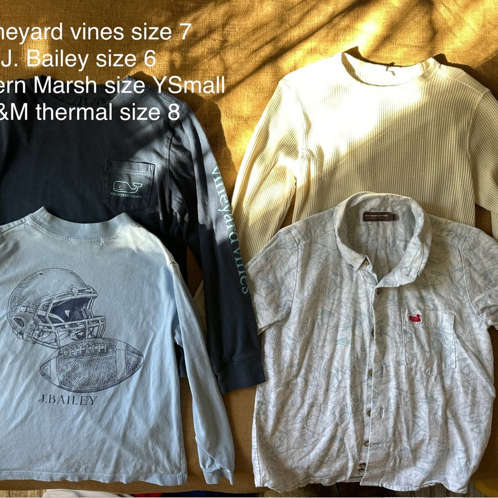 Vineyard Vines Kids Tees - J Bailey, Southern Marsh